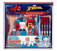 Grindstore Marvel Comics Spider-Man 11 pezzi Bumper Stationery Set (Peter, Miles e Gwen Design) - Prodotto ufficiale