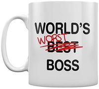 Grindstore Tazza World's Worst Boss in Bianco