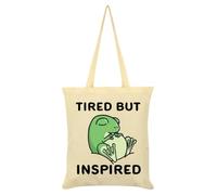 Grindstore Tired But Inspired - Borsa tote color crema