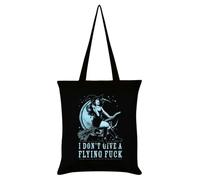 Grindstore Witch Please I Don't Give A Flying F* ck Borsa tote nera