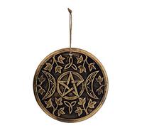 Grindstore WP_38123 - Placca a forma di luna, con tripla dea circolare, 1 pezzo, marrone