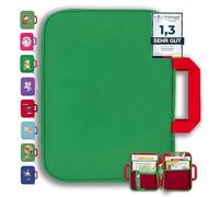 GRINSEZWERGE Custodia per libri TipToi Plus TipToi penna e accessori - 10 motivi | adatta anche per bambini tablet e personaggi Edurino | Tip TOI Starter Set Custodia per libro - Verde