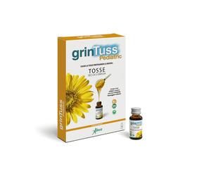 Grintuss - Pediatric Sciroppo Flaconcini Calma la Tosse, 12 Flaconcini