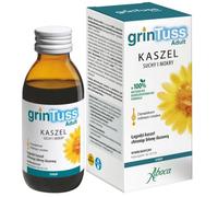 Grintuss Sciroppo per la tosse per adulti secco e umido per adulti, 180 g