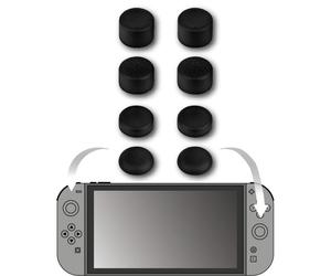 Grip analogico Konix 61889000079 per Nintendo Switch 2 8 pezzi neri