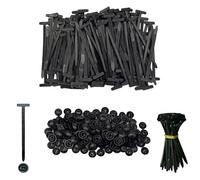 Grip Auto Zip Tie Buckles, Zip Cable Tie with Uv & Heat Resistant for Car Bumper Fender Trunk Repair, Multipurpose Cable Ties Tool (100pcs)