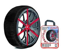 Grip Catene da Neve Tessile, Taglia N. 550, Set 2 PZ,Guanti Inclusi