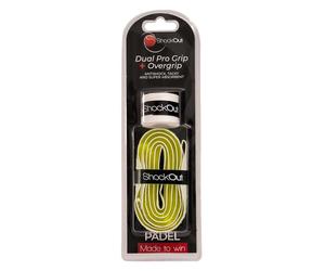 Grip E Overgrip Pro Shockout Dual Bianco E Giallo White