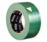 GRIP Eventbasics Nastro in tessuto verde, 50 mm x 25 m, colorato Gaffa Tape GT 571, molto alto potere adesivo, professionale, per marcare, fai da te, fissare, riparare e molto altro ancora