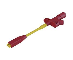 Grip-fili SKS Hirschmann KLEPS 2800 plug-in 4 mm CAT III 1000 V rosso