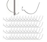 Grip Hooks, Wall Hold Picture Hooks, 50 Pc Drywall Set Multi Use, Metal Alloy Drywall Plaster System, Picture Frame Heavy Load, Home Office Bedroom Dorm Clock Shelves Use 4.25x1.85 inches