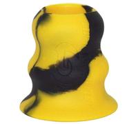 Grip-N-Rip Softball Bat Taper Grip - Aiuto per colpire e allenarsi - Durevole, facile da indossare e togliere - Nero/Giallo