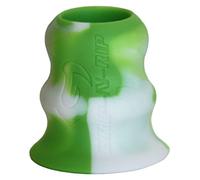 Grip-N-Rip Softball Bat Taper Grip - Aiuto per colpire e allenarsi - Facile da indossare e togliere - Verde/Bianco