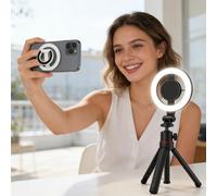 Grip Per Smartphone - Supporto Ad Anello Magnetico Bifacciale,Grip Regolabile A 360 Gradi Per Il Supporto Posteriore Del Telefono | Per Cruscotto Auto, Specchietto E Per Dispositivi Smartphon