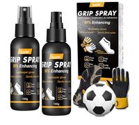 Grip Spray Guanti da portiere, 200 g, guanti da portiere spray per migliorare il controllo della palla, accessori per l'allenamento del calcio, Grip Booster Spray per calcio, basket, golf, pole dance