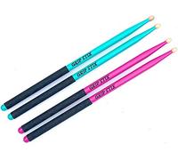 Grip STIX 40,6 cm Heavy weight antiscivolo Grip Pink & Turchese BUNDLE - Ideale per tutti gli esercizi di allenamento, cardio, aerobica e fitness