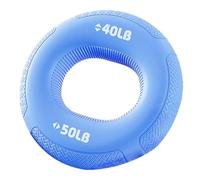 Grip Strength Ring - Double Strength Finger Training Exerciser, Silicone Hand Squeezer Gripper, Portable Fitness Tool | For Rock Climbing Workout Gym Rehab Musician Multi-use Application