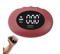 Grip Strength Tester, 396lb Smart Silicone Hand Grip Strengthener with Smart Digital Display, Portable Rechargeable Electronic Hand Grip Tester Ball for Sports, Fitness & Rehabilitation (Black)