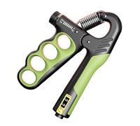 Grip Strength Trainer, Adjustable Grip Strengthener, 4.33x0.98x7.09 Inches Smart Counting Finger Exerciser, Workout Equipment for Home Commuting School Travel Fitness and