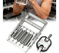 Grip Strength Trainer, Parallel Hand Trainer with 4 High Strength Spring, Digital Hand Dynamometer 330 Lbs, 304 Stainless Steel, Non-Slip Handles, Finger/Wrist/Forearm Muscle Training, Gym Workouts