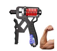 Grip Strengthener - Adjustable Hand Muscle Exerciser 11-364 Lbs | Forearm and Finger Workout Gear with Electronic Counter for Home Gym, Fitness, Weightlifting, Rock Climbing, Office Exercise