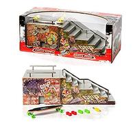 Grip & Tricks - Ringhiere di Finger skate - FUNBOX - Fingerboard - Cruiser Board - Da Dita : Dimensioni: 28 X 12 X 10 cm