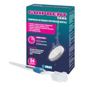 Gripdent Tabs 54 - Compresse disinfettanti + spazzolino puliscidentiera - Disinfetta e sbianca dentiere, bites, paradenti, apparecchi ortodontici e dispositivi per l'apnea notturna
