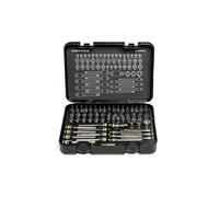 GRIPEDGE Tools | 62 pezzi - Master R.P.T. Hex & Star Driver Set | Include esagono, stella, antimanomissione stella & E-Star | 1/4'' - 3/8'' - 1/2'' Drive | Include custodia in plastica di alta qualità