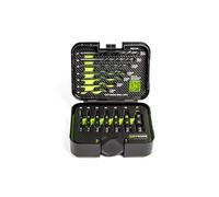 GRIPEDGE Tools | Set di 14 estrattori G-FORS | Misure #1 - #7 | Punte per trapano a mano sinistra incluse | Rimuove borchie rotte, bulloni/viti spogliati | Include custodia in plastica di alta qualità