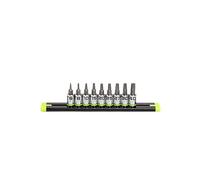 GRIPEDGE Tools | Set di 9 cacciaviti a stella RPT | Dimensioni T6 - T40 | Attacco 1/4'' | Realizzato in acciaio S2 | Include guida in alluminio premium |