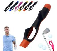 Gripfix Golf Grip Trainer, Golf Training Aid, golf Club grip trainer Attachment, Enhance Grip Strength, Help Train Correct Hand Position (B)