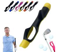 Gripfix Golf Grip Trainer, Golf Training Aid, golf Club grip trainer Attachment, Enhance Grip Strength, Help Train Correct Hand Position (D)