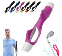 Gripfix Golf Grip Trainer, Golf Training Aid, golf Club grip trainer Attachment, Enhance Grip Strength, Help Train Correct Hand Position (A)