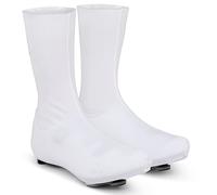 GripGrab 2nd Generation RaceAero TT Raceday Lycra Shoe Cover 2 Lightweight Aerodynamic Road Cycling Performance Overshoe, Copriscarpe da Ciclismo Unisex-Adult, Bianco, S (38-41)