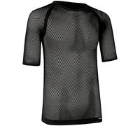 GripGrab 3Season Short Sleeve Mesh Cycling Base Layer High-Performance Bicycle Under-Shirt Spring Summer Black White, Maglia Intima Unisex-Adult, Nero, XS/S