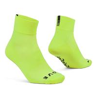 GripGrab Calze Estive Leggere Sportive Uomo Donna Bici Corsa Mtb, Calzini Da Ciclismo Unisex Adulto, Giallo Neon Corto, M 41-44