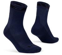 GripGrab Calze da Ciclismo Imbottite in Lana Merinos Termiche Invernali Traspirante Calzini Bici da Corsa MTB Gravel, Unisex, Blu Navy, S (38-41)