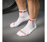 GripGrab Classic No-Show Invisible Cycling Socks, Calzini da Ciclismo Unisex-Adult, Bianco, S (38-41)