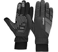 GripGrab Ride Imbottiti Con Dita Lunghe Termiche Antivento Touchscr, Guanti Da Ciclismo Invernali Unisex Adulto, Nero, XS