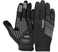 GripGrab MTB, Ride Guanti da Ciclismo Imbottiti con Touchscreen Antivento Dita Lunghe Bici da Corsa Traspirante Invernale Unisex-Adult, Nero, M