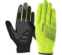 Gripgrab ride windproof long gloves hi vis yellow