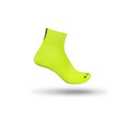 GripGrab Calze Estive Leggere Sportive Uomo Donna Bici Corsa Mtb, Calzini Da Ciclismo Unisex Adulto, Giallo Neon Corto, M 41-44