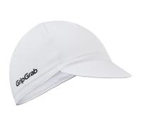 GripGrab Berretto da Ciclismo Estivo Leggero Cappello in Rete sotto Il Casco con Protezione UV Altamente Traspirante, Bianco, M-L
