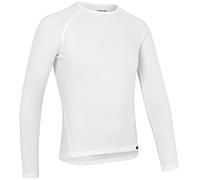 GripGrab Intimo Invernale Ciclismo Maniche Lunghe Maglietta Intima Bicicletta Canotta Termica Tecnica Bici da Corsa MTB, Bianca, XL (6029)