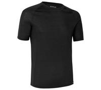 Gripgrab merino polyfibre manica corta invernale base layer nero
