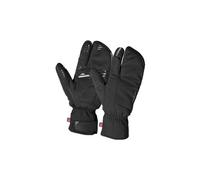 GripGrab Nordic 2 Antivento Deep Winter 3 dita Lobster Guanti Ciclismo Gel Imbottiti Termici Ciclismo Guanti,Nero, M, 1081