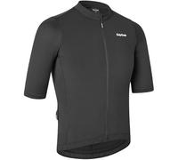 GripGrab Ride Manica Corta Ciclismo Jersey Estate MTB Strada Gravel Bike Uomo Ciclo Jersey Full Zip UPF Abbigliamento Bicicletta Uomini, Nero , L