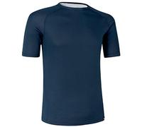 GripGrab Ride Thermal Short Sleeve Winter Cycling Base Layer - Anti-Odour Bicycle Under-Shirt - Black, Blu Scuro-Blue, White