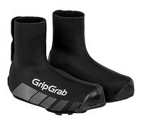 GripGrab Ride Winter Neoprene Windproof Road Mountain-Bike Cycling Overshoes Warm Rain Bicycle Shoe Covers, Copriscarpe da Ciclismo Unisex-Adult, Nero, S (38-39)