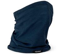 GripGrab Multifunctional Thermal Merino Wool Neck Warmer Cycling Running Breathable Face Mask Bicycle Tube Scarf, Copricapo da Ciclismo Unisex-Adult, Blu Scuro, OneSize